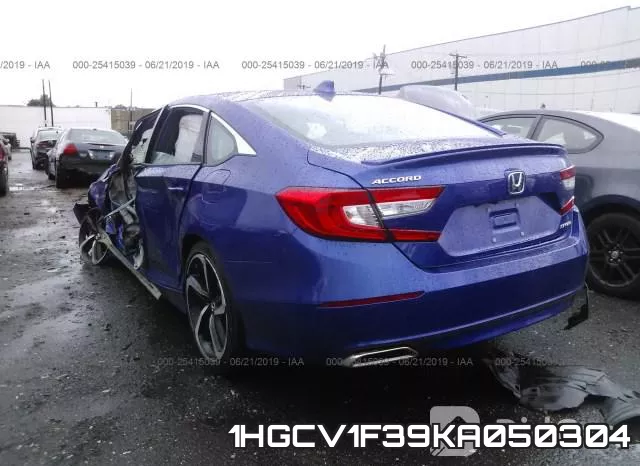 1HGCV1F39KA050304 фото 4