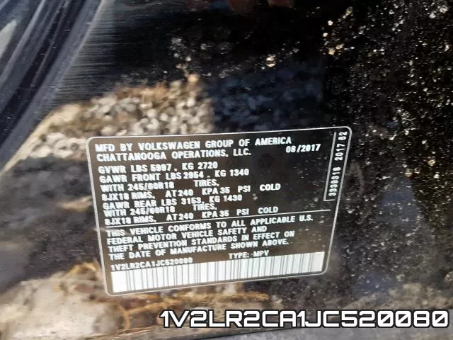 1V2LR2CA1JC520080 фото 2