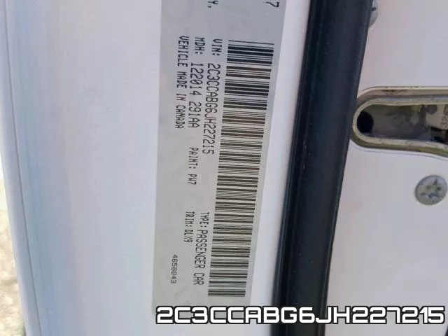 2C3CCABG6JH227215 фото 2