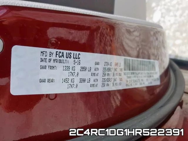 2C4RC1DG1HR522391 фото 2