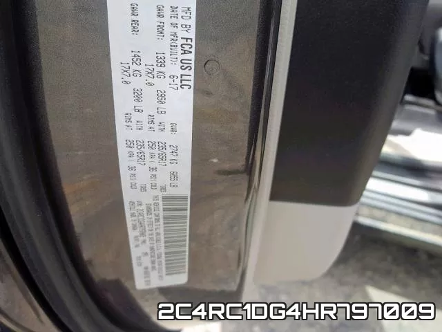 2C4RC1DG4HR797009 фото 2