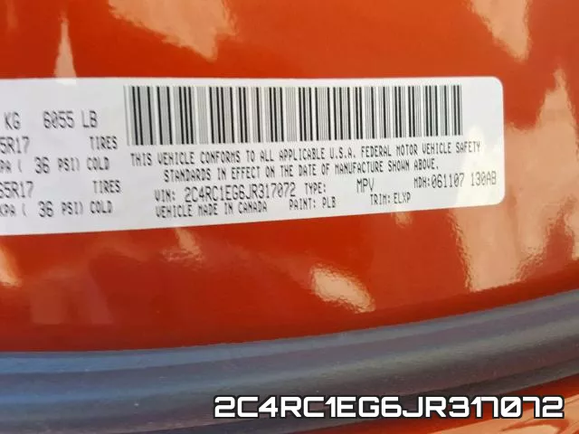 2C4RC1EG6JR317072 фото 2