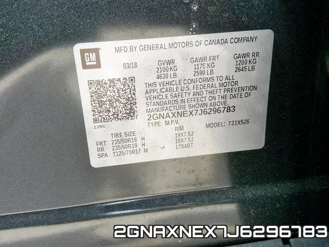 2GNAXNEX7J6296783 фото 2