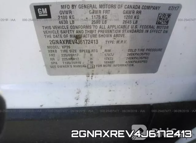 2GNAXREV4J6172413 фото 10
