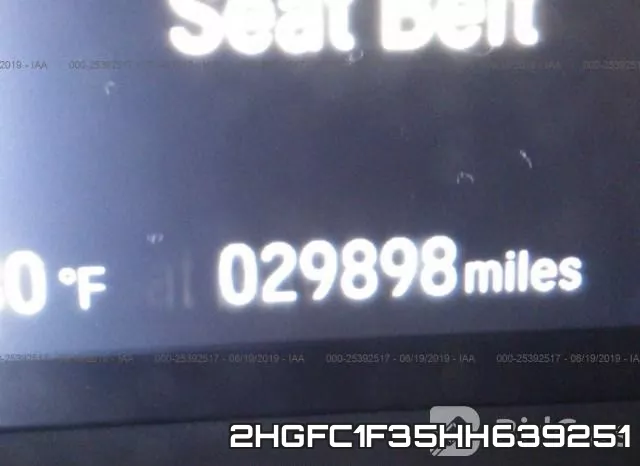 2HGFC1F35HH639251 фото 8