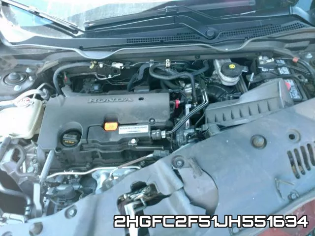 2HGFC2F51JH551634 фото 8