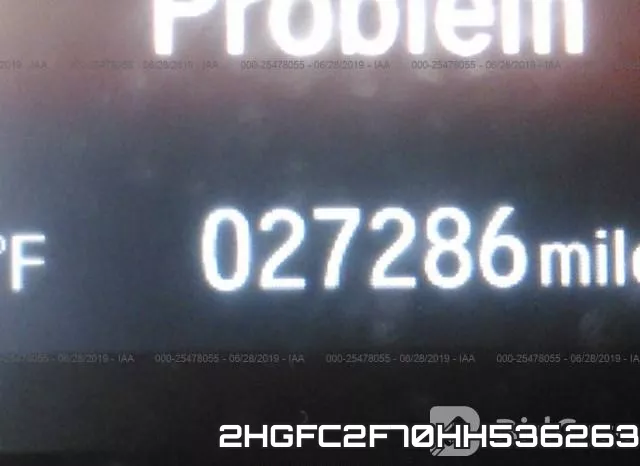 2HGFC2F70HH536263 фото 8