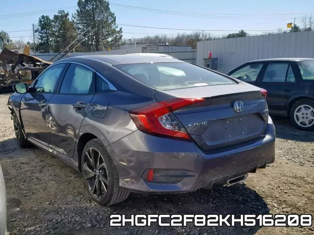 2HGFC2F82KH516208 фото 4