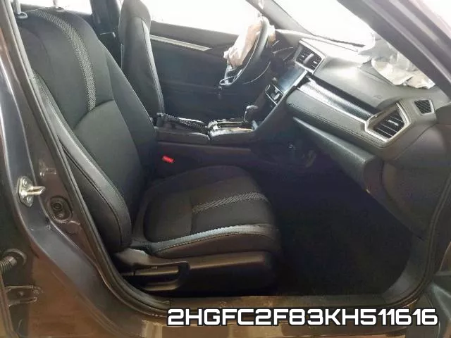 2HGFC2F83KH511616 фото 6
