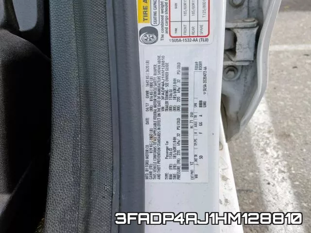 3FADP4AJ1HM128810 фото 2