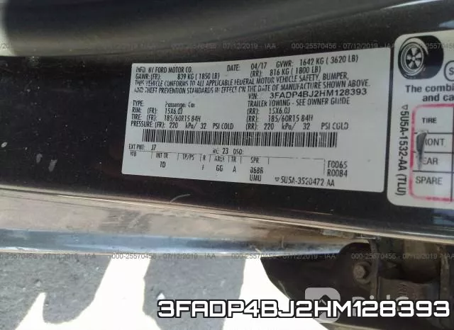 3FADP4BJ2HM128393 фото 10