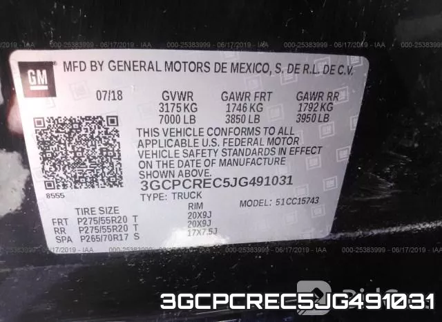 3GCPCREC5JG491031 фото 10