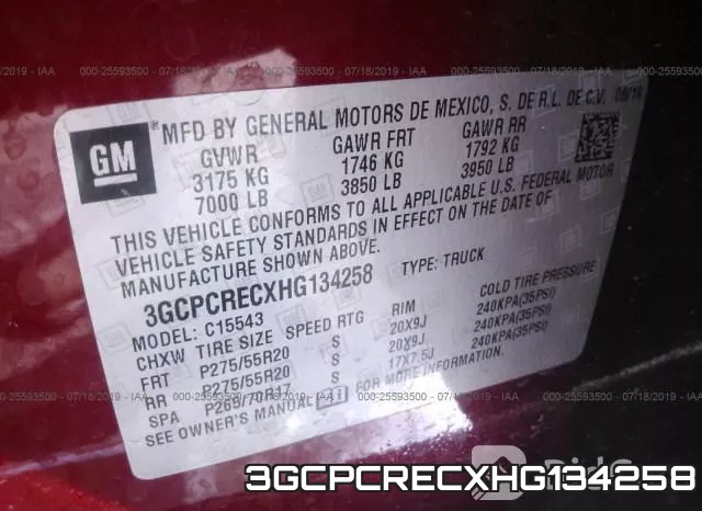 3GCPCRECXHG134258 фото 10