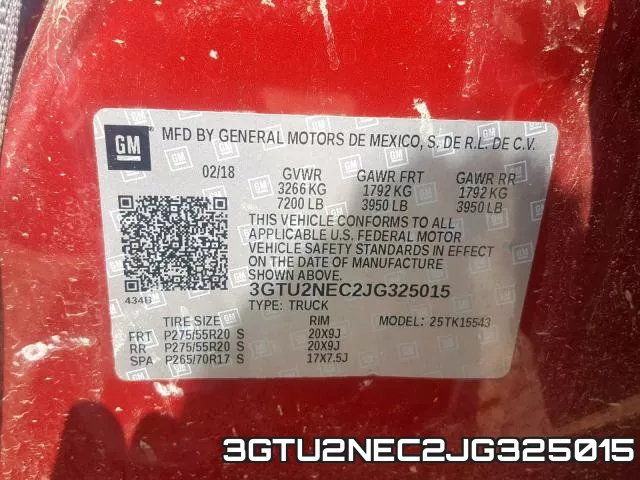 3GTU2NEC2JG325015 фото 2