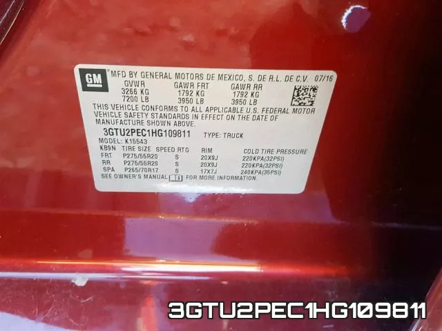 3GTU2PEC1HG109811 фото 2