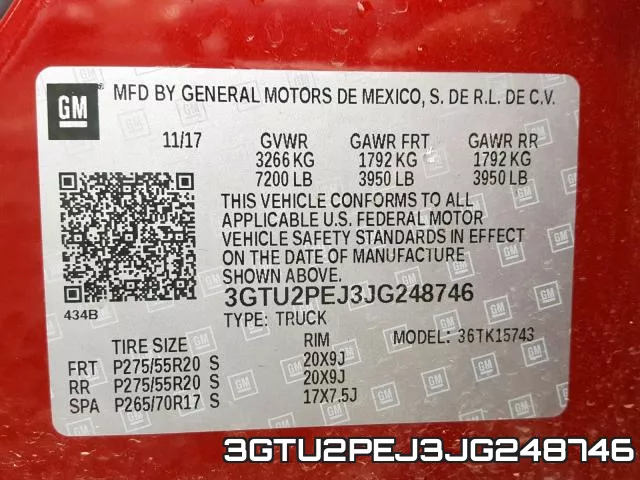3GTU2PEJ3JG248746 фото 2