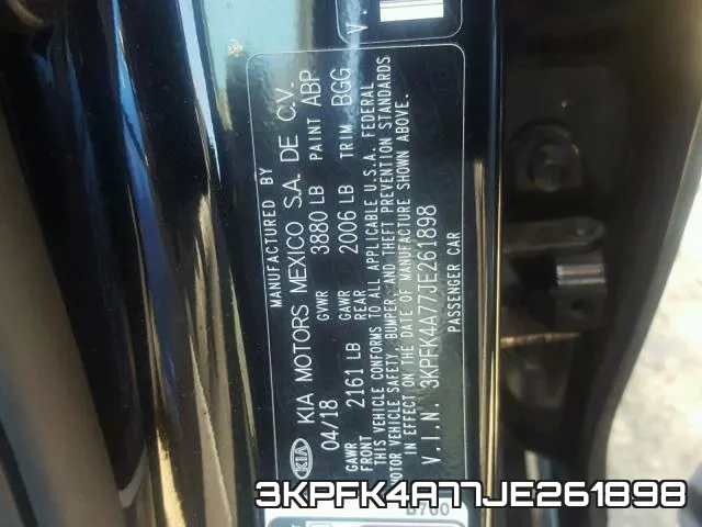 3KPFK4A77JE261898 фото 2