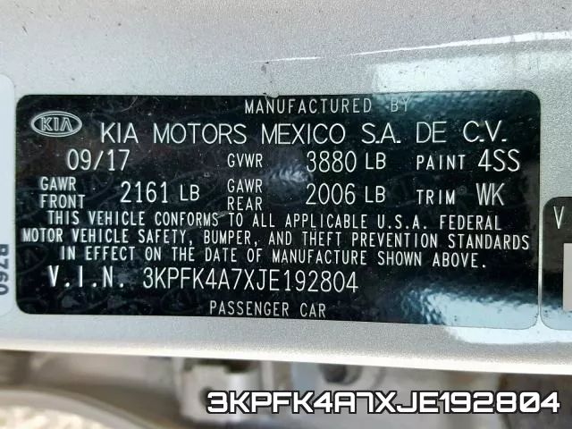 3KPFK4A7XJE192804 фото 2
