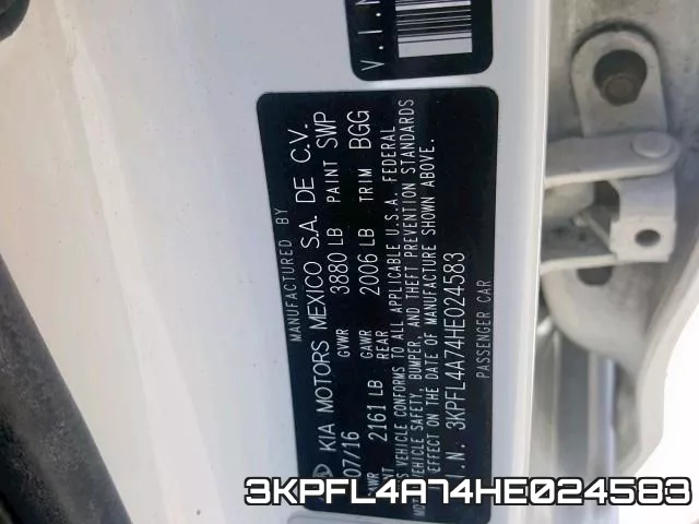 3KPFL4A74HE024583 фото 2