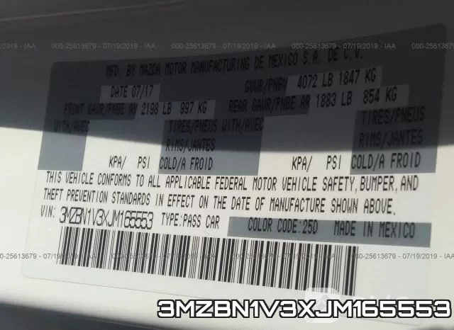 3MZBN1V3XJM165553 фото 10