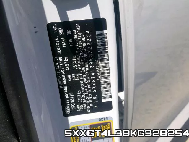 5XXGT4L38KG328254 фото 2