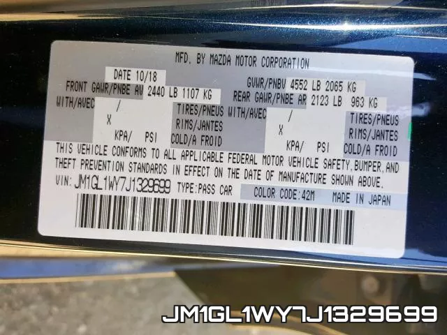JM1GL1WY7J1329699 фото 2