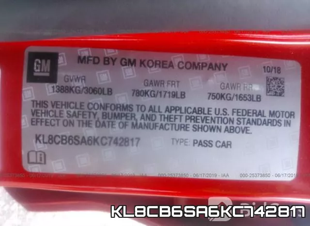 KL8CB6SA6KC742817 фото 10