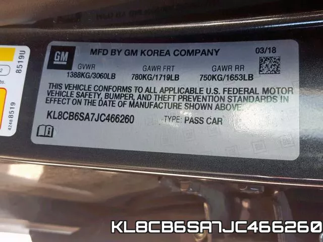 KL8CB6SA7JC466260 фото 2