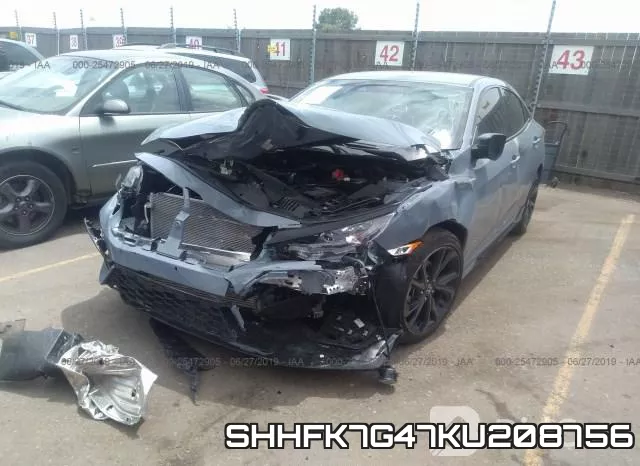 SHHFK7G47KU208756 фото 3