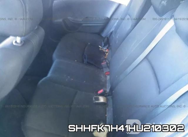 SHHFK7H41HU210302 фото 9