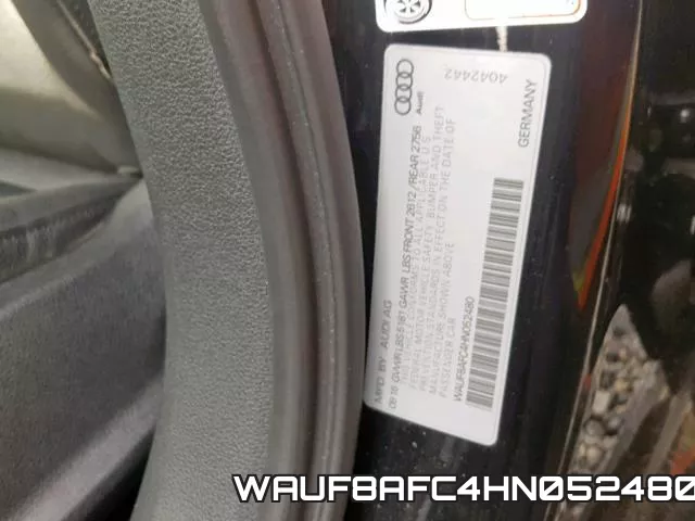 WAUF8AFC4HN052480 фото 2