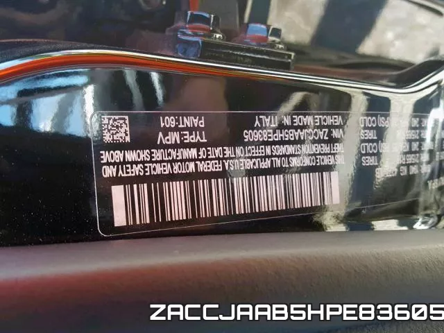 ZACCJAAB5HPE83605 фото 2
