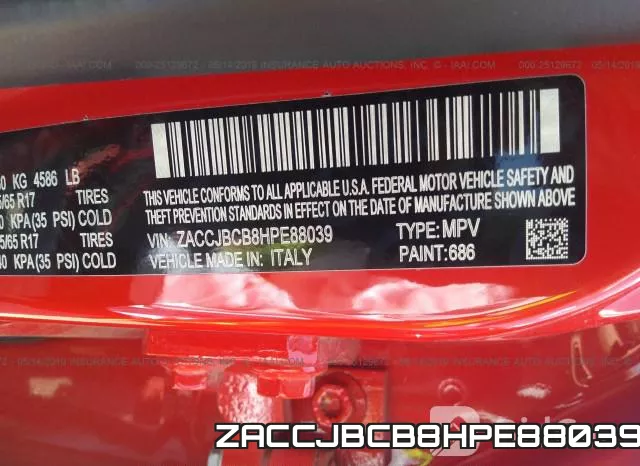 ZACCJBCB8HPE88039 фото 10
