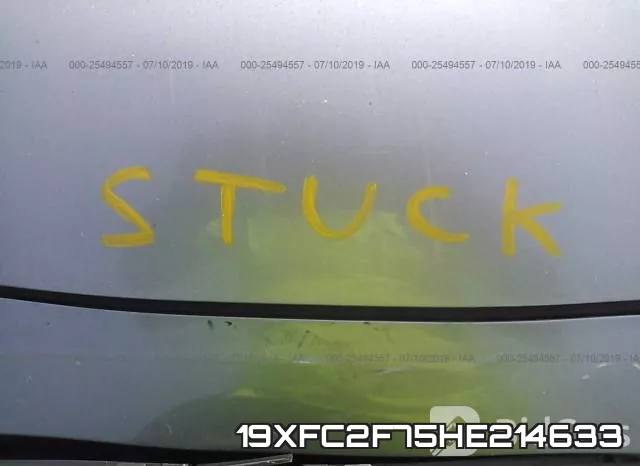 19XFC2F75HE214633 фото 2