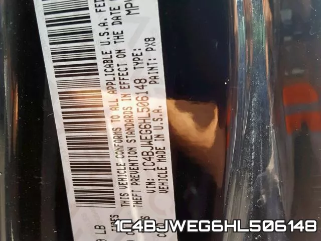 1C4BJWEG6HL506148 фото 2
