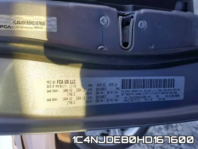 1C4NJDEB0HD167600 фото 2