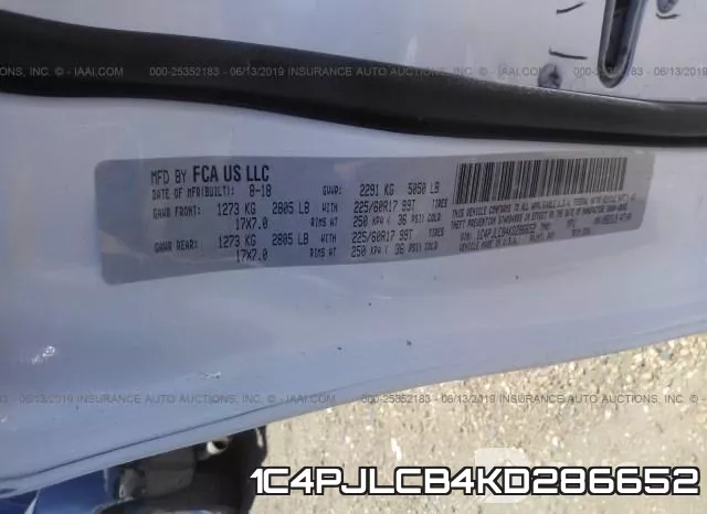 1C4PJLCB4KD286652 фото 10