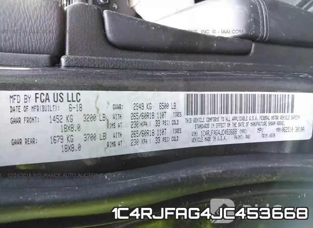 1C4RJFAG4JC453668 фото 10