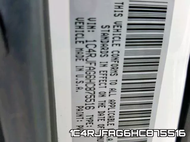 1C4RJFAG6HC875516 фото 2