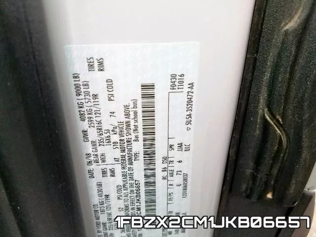1FBZX2CM1JKB06657 фото 2