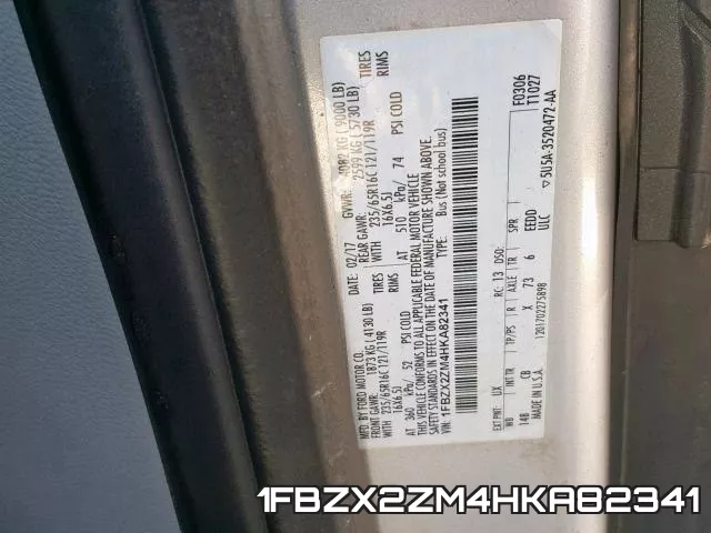1FBZX2ZM4HKA82341 фото 2