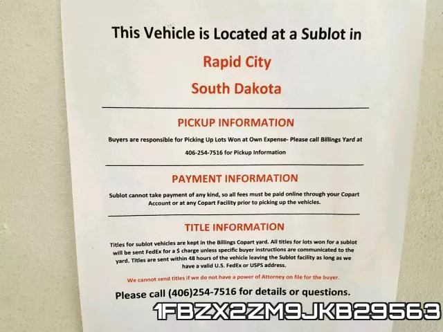 1FBZX2ZM9JKB29563 фото 10