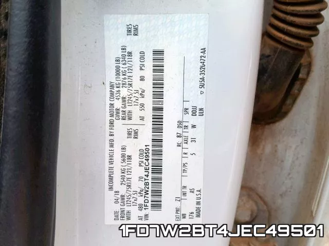 1FD7W2BT4JEC49501 фото 2