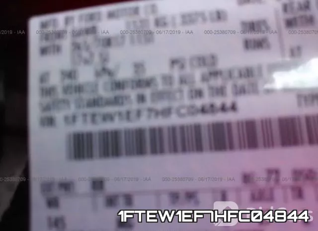 1FTEW1EF7HFC04844 фото 10