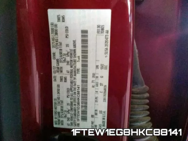 1FTEW1EG8HKC88141 фото 2