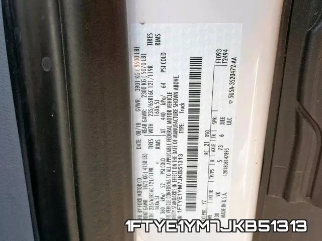 1FTYE1YM7JKB51313 фото 2
