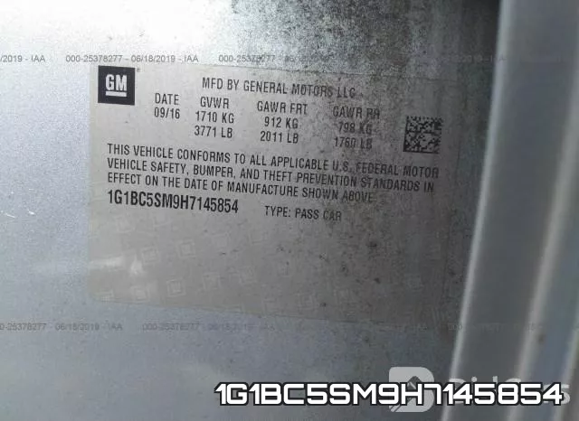1G1BC5SM9H7145854 фото 10