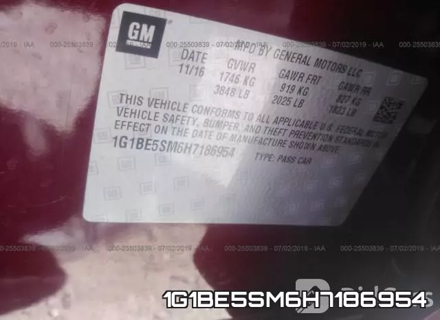 1G1BE5SM6H7186954 фото 10