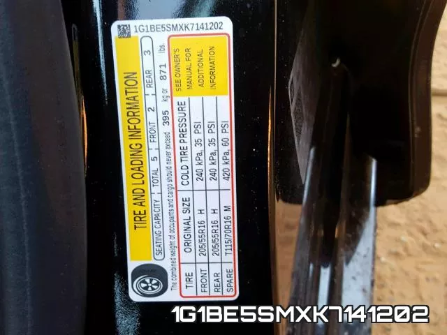 1G1BE5SMXK7141202 фото 2
