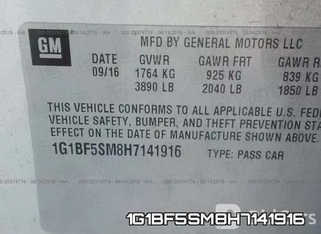1G1BF5SM8H7141916 фото 10